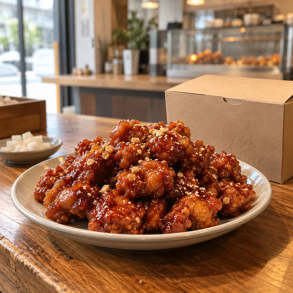 닭강정 메뉴 사진